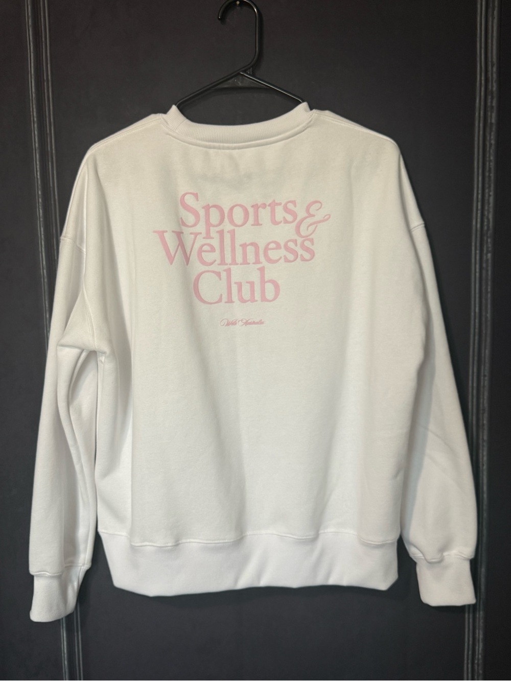 NWT WILO The Label Pink Bike Shorts & White Sweatshirt SET - Picture 5 of 11